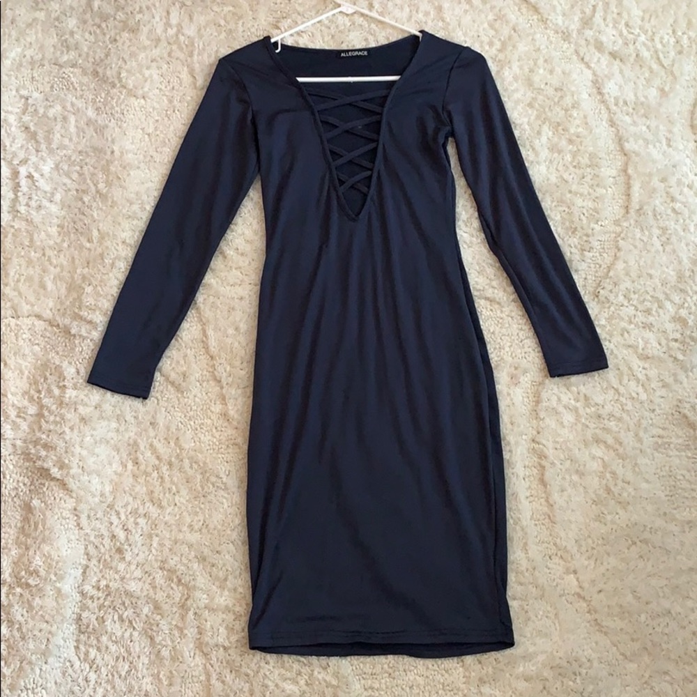 Navy blue Dress.